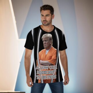 Trump  2024 No Bars For Trump Tee Shirt - White, 2XL